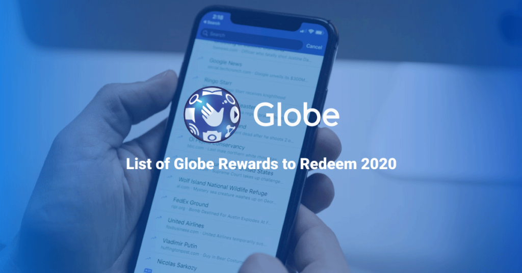 Globe rewards