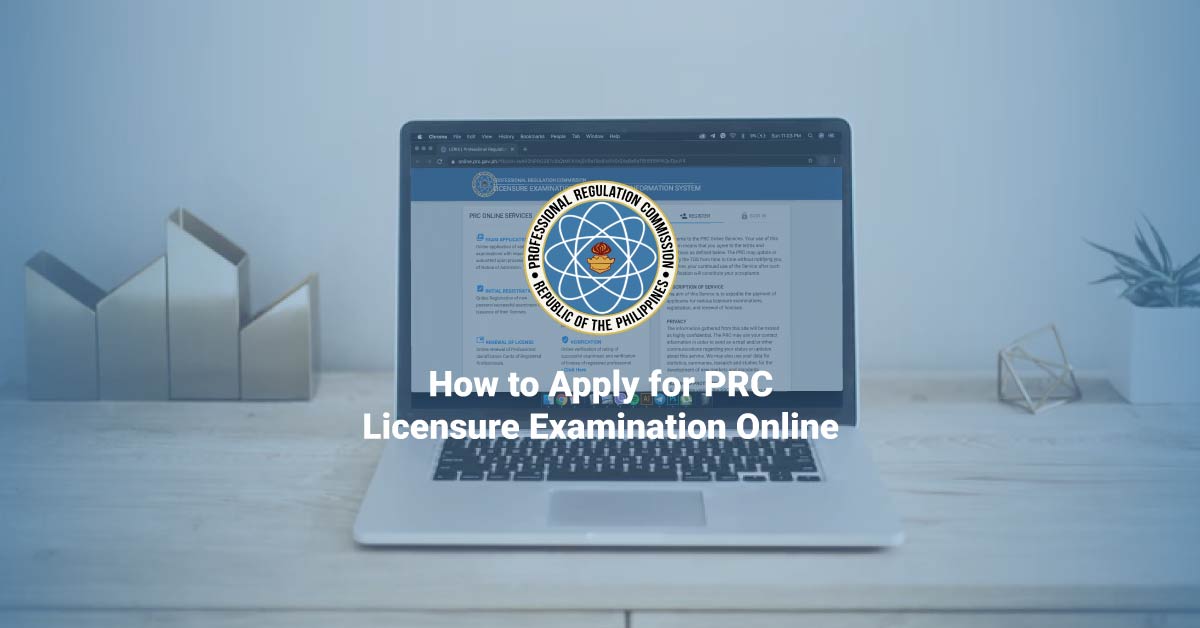 PRC licensure exam online application guide