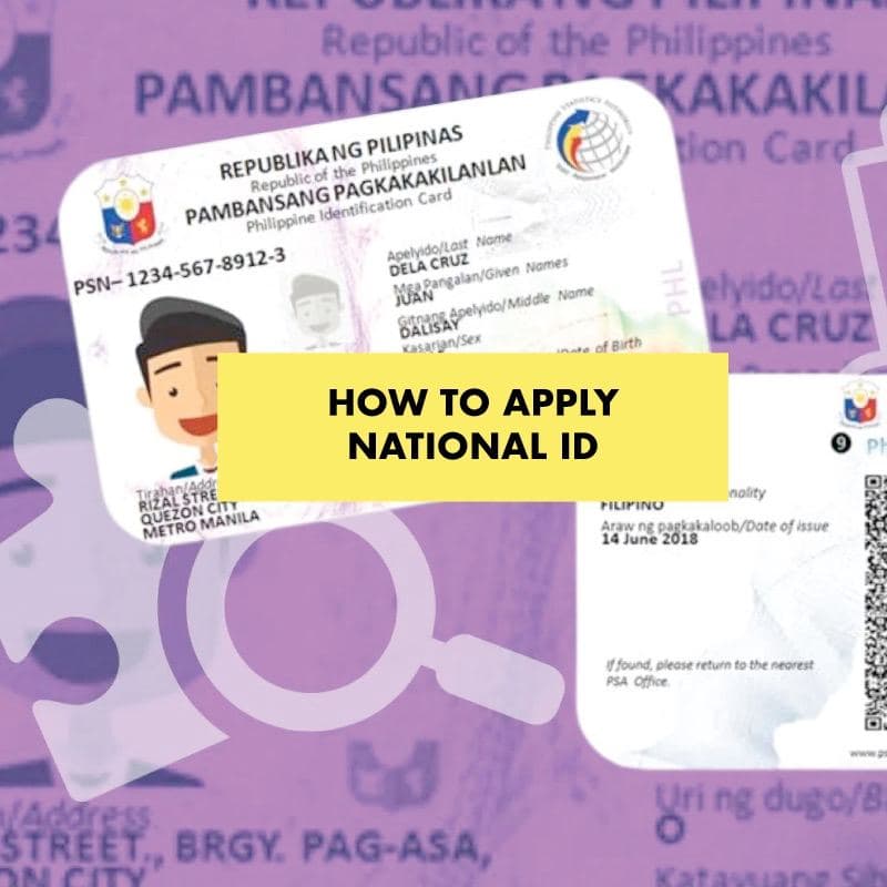 apply for philippine national ID